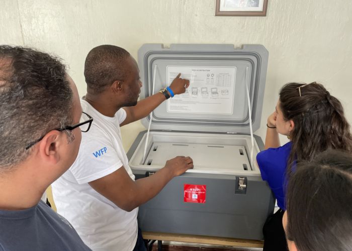 Cold chain example Nicaragua.
